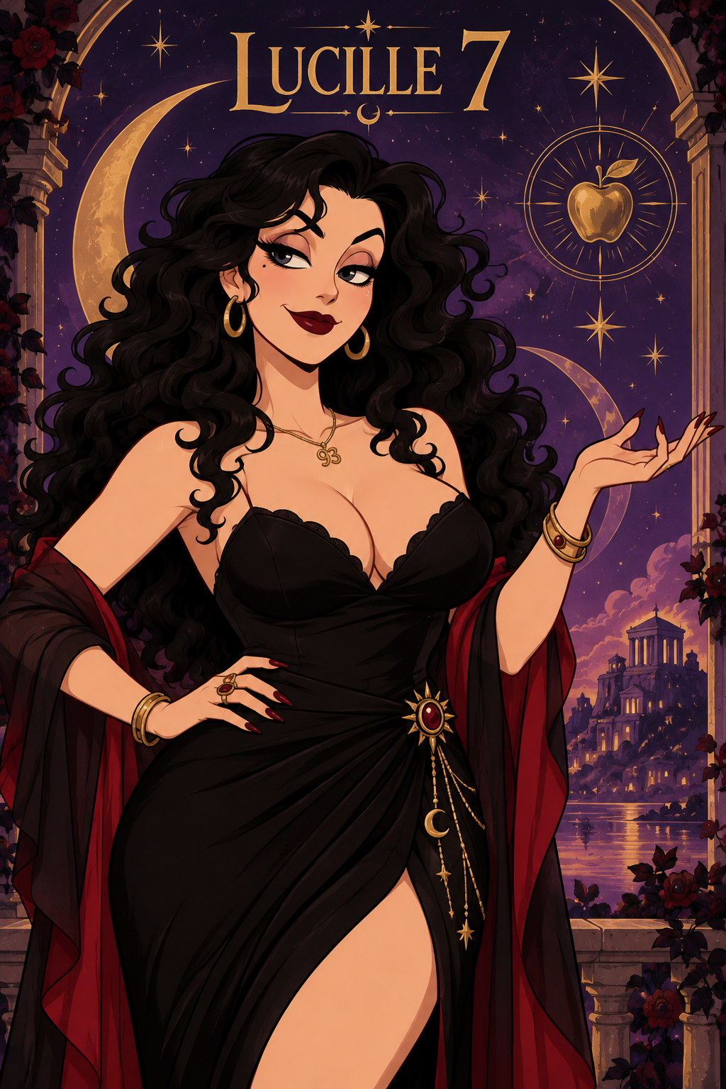 Lucille 7 — glamorous alien-hybrid fortune teller